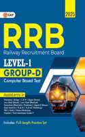 GKP RRB Group D Guide 2024-25 | Level 1 CBT Exam Preparation | Complete Study Material & Full Length Practice Questions Sets with Solved Papers | Railway Recruitment Board Computer-Based Test Preparation | English Edition