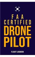 FAA Certified Drone Pilot Flight Logbook