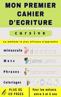 Mon premier cahier d'écriture cursive
