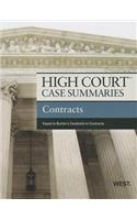 High Court Case Summaries on Contracts, Keyed to Burton