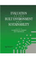 Evaluation of the Built Environment for Sustainability