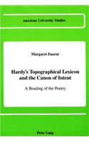 Hardy's Topographical Lexicon and the Canon of Intent