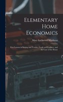 Elementary Home Economics