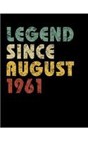 Legend Since August 1961