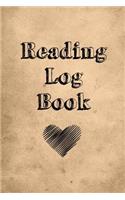 Reading Log Book: Journal to Record Books You Read, 6x9 Inch, 82 Custom Pages