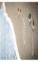 Welcome Guests Beach Vacation Guest Book
