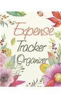 Expense Tracker Organizer: Flower Design Cover (Tracker Your Income and Outgo)Accounting Record Book 7.5x9.25 Inches(8 Family or Personal Expense Tracker Organizer Income and Expe)