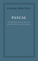 Entretien Avec M. de Saci Sur Épictète Et Montaigne