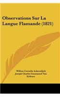 Observations Sur La Langue Flamande (1821)