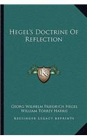 Hegel's Doctrine Of Reflection