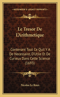 Le Tresor De L'Arithmetique