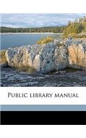 Public Library Manual