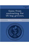 Gains from Contracting for Us Hog Growers