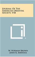 Journal of the American Oriental Society, V58