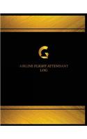 Airline Flight Attendant Log (Log Book, Journal - 125 pgs, 8.5 X 11 inches)