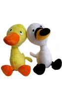 Duck & Goose Doll Pair