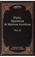 Apology, Phaedo and Crito by Plato; The Golden Sayings by Epictetus; The Meditations by Marcus Aurelius