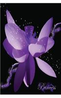 Diary - Journal - Princess Purple Flower