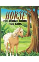 Horse Coloring Book For Kids