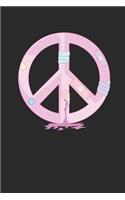 Yami Kawaii Peace Sign: Notebook A5 for Anime Merch, Yami Kawaii and Pastel Goth Lover I A5 (6x9 inch.) I Gift I 120 pages I College Ruled