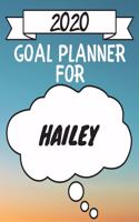 2020 Goal Planner For Hailey
