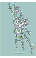 Floral Retro Abstract Pattern - Daily Journal Notebook