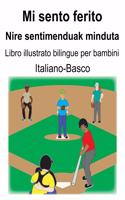 Italiano-Basco Mi sento ferito/Nire sentimenduak minduta Libro illustrato bilingue per bambini