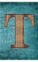 Monogrammed Notebook - T