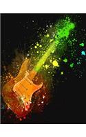 Blank Sheet Music Paper Notebook for Guitar