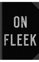 On Fleek Journal Notebook