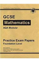 GCSE Maths AQA A (Modular) Practice Papers - Foundation