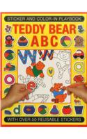 Sticker and Colour-in Playbook: Teddy Bear ABC