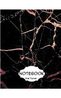 Notebook Journal : Black Marble: Pocket Notebook Journal Diary, 120 pages, 8.5 x 11 (Dot-Grid,Graph,Lined,Blank Notebook Journal)