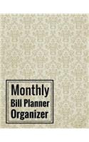Monthly Bill Planner Organizer