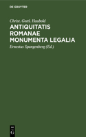 Antiquitatis Romanae Monumenta Legalia