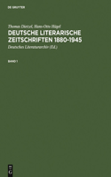 Deutsche Literarische Zeitschriften 1880-1945