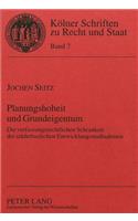 Planungshoheit Und Grundeigentum