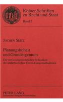 Planungshoheit und Grundeigentum