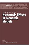 Hysteresis Effects in Economic Models