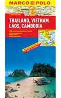 Thailand, Vietnam, Laos, & Cambodia Marco Polo Map