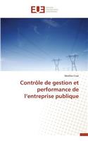 Contrôle de gestion et performance de l entreprise publique