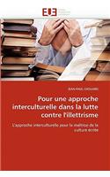 Pour Une Approche Interculturelle Dans La Lutte Contre l'Illettrisme: (Omn.Univ.Europ.)