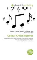 Corpus Christi Records: (English)