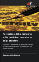 Percezione della comunità sulle pratiche comunitarie degli studenti