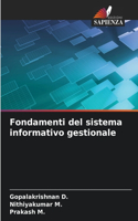 Fondamenti del sistema informativo gestionale