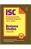 ISC Chapterwise Solved Papers Business Studies Class 12th