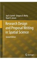 Research Design and Proposal Writing in Spatial Science