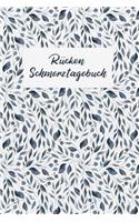 Rücken Schmerztagebuch: Tagebuch, Schmerzprotokoll für akute chronische LWS Schmerzen zum ausfüllen, ankreuzen. Buch zur Dokumentation für Besuche beim Arzt, Abstimmung der