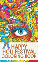 Happy Holi Festival Coloring Book