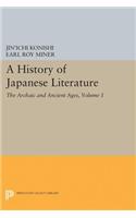A History of Japanese Literature, Volume 1
